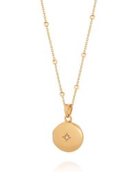 Nellou Jewellery - Starlight Keepsake Locket Plated Sterling - Lyst