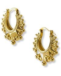 Hoops + Chains LDN - Mini Joy Creole Hoops - Lyst