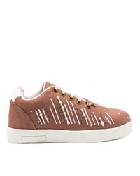 Rettrose - Soleil Luxury Dark Nude Satin Handmade Embellished Tennis Shoe - Lyst