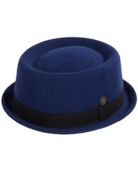 Dasmarca Hats - Jack Felt Skimpy Brim Short Brim Rude Boy Mod Style Porkpie Hat - Lyst