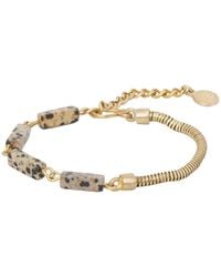 Zeworks - Vast Dalmatian Jasper Bracelet - Lyst