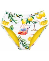 Plivati - Bianca High Waist Bikini Bottom — Adriatic - Lyst