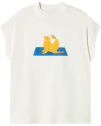 Thinking Mu - Yogui Animal Volta T-Shirt - Lyst