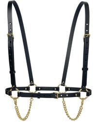 Haute Cuir - Double Chain Leather Harness - Lyst
