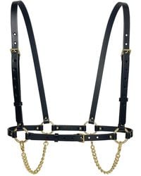Haute Cuir - Double Chain Leather Harness - Lyst