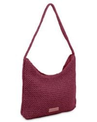 CAMPO MARZIO Roma 1933 - Atena Shoulder Bag Ruby Wine - Lyst