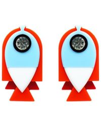 Gissa Bicalho - Handmade Earring Fish - Lyst