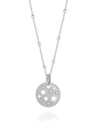 Nellou Jewellery - Starry Skies Necklace Sterling - Lyst