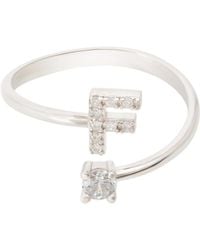 LÁTELITA London - Initial Ring F - Lyst