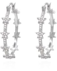 Luna Charles - Aneira Star Hoop Earrings - Lyst