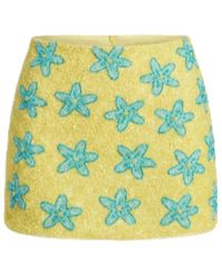 Oceanus - Mia's Marina Mini Skirt Lemon - Lyst