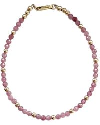 Herself Collections - Tourmaline Bead Bracelet - Lyst