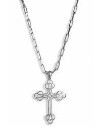 Leni James - The Maxi Billie Cross Necklace - Lyst