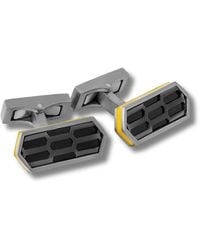 Tateossian - Automobili Lamborghini Hex Rettangolo Cufflinks - Lyst