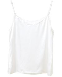Soft Strokes Silk - Pure Mulberry Silk Camisole With Adjustable Straps - Lyst