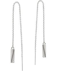 Cier - Flex Diamond Thread Earrings - Lyst