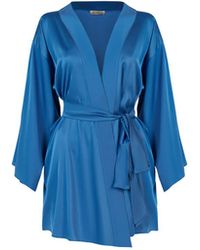 Avenue 8 - Mini Silk Robe - Lyst