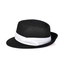 DAVID WEJ - Hugo Trilby Straw Hat - Lyst