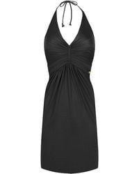 Chic by Lirette - Short Halter Dress Natural - Lyst