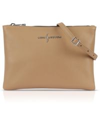 Luis Steven - Crossbody Pouch- Sand Pebble Leather - Lyst