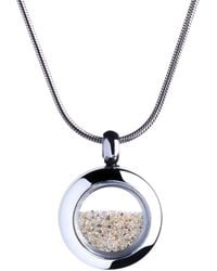 My Little Nature - Neutrals Tiny Size Designer Necklace With Natural Beach Sand - Lyst