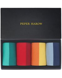 Peper Harow - Made in England - Block Stripe Socks Gift Box - Lyst