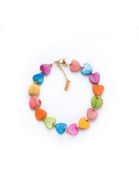 Adriana Pappas Designs - Hearts Anklet - Lyst