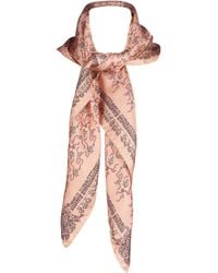 Santinni - 'Minuetto' 100% Mulberry Silk Scarf - Lyst