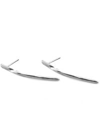Anchor and Crew - Aria Long Twist Earring Studs - Lyst