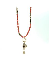 Ebru Jewelry - Journey Of Love Mom Pendant Beaded Necklace - Lyst