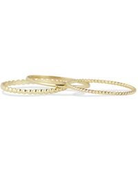 Maya Brenner - Delicate Trio Stacking Rings - Lyst
