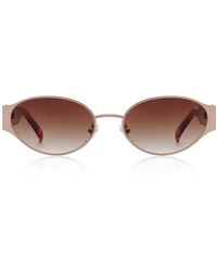 A.Kjærbede - Bella Sunglasses Rosegold Havana - Lyst