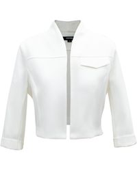 Smart and Joy - Minimalist Crop Jacket - Lyst