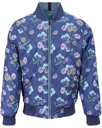 lords of harlech - Ron Spaced Floral Reversible Bomber Jacket - Lyst