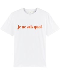 Fanclub - Je Ne Sais Quoi Retro Slogan T-Shirt - Lyst