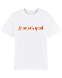Fanclub - Je Ne Sais Quoi Retro Slogan T-Shirt - Lyst