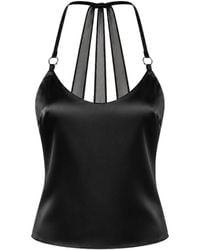 OW Collection - Lindsey Satin Top - Lyst