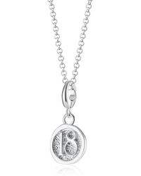 Lily Charmed - Sterling Eighteenth Birthday Charm Necklace - Lyst
