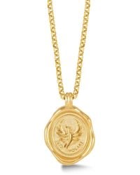 Dower & Hall - Fly High Phoenix Talisman Necklace - Lyst