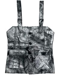 Zasta Studio - Sentinel Leather Vest - Lyst