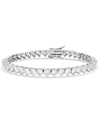 SHYMI - Three Prong Four Mm Round Tennis Bracelet - Lyst