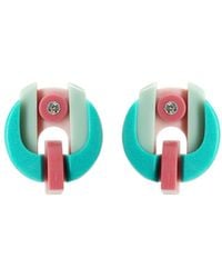 Gissa Bicalho - Handmade Acrylic Earring Short Protea Candy - Lyst