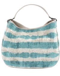 SJW BAGS LONDON - Garuda Velvet Ikat Bag - Lyst