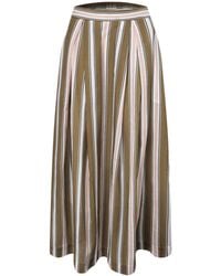Smart and Joy - Striped Midi Skirt With Cotton Lining - Lyst