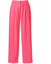 AGGI by HALEWSKI - Omena Barbie Long Wide Trousers With Slits - Lyst