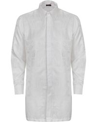DAVID WEJ - Kensington Floral Jacquard Tunic Shirt - Lyst