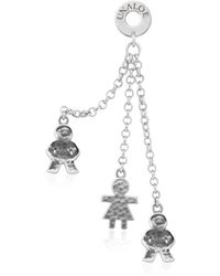 Unaloe - Sterling Boy And Girl Charm Drop Earrings – Artisan Chain Jewelry For - Lyst
