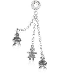 Unaloe - Sterling Boy And Girl Charm Drop Earrings – Artisan Chain Jewelry For - Lyst