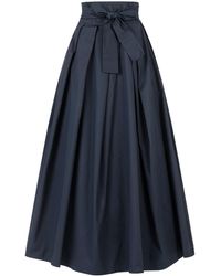 Nikka Place - Cotton Maxi Skirt With High Waist - Lyst