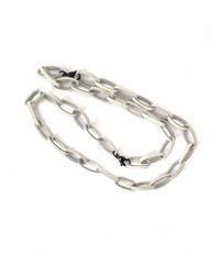 WAIWAI - Multifunctional Leather Chain Necklace Off - Lyst